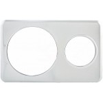 Adaptor Plate, 6.38" & 10.38" Holes, S/S - 10/Case