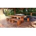 Tribal outdoor dining table. Raintree. 2500x900