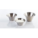 Sauce Cup, Stainless Steel, Flared, 2.5 Oz. 3 Dia.x1-1/2 H - 288/Case