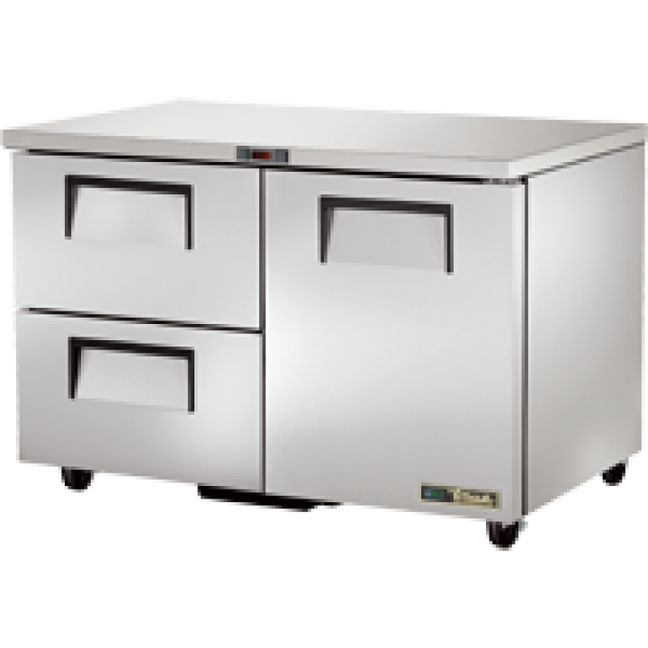 169 Ltr Undercounter Refrigerator, 1 Door, 2 Drawer - 1/Case