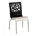 Stacking Chair, Tempo Black - 12/Case