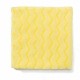 16" Square Hygen Bathroom Cloth - Microfiber, Yellow - 12/Case