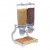 Beechwood Turn and Serve 5 Cylinder Cereal Dispenser - 31" x 11" x 25 3/4"Cal-Mil 3516-5-98 Beechwood Turn and Serve Dispensers (31Wx11Dx25.75H)