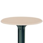 30" Table Top, Round, , Molded Melamine Beige - 12/Case