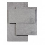 Cal-Mil 1522-1212-77 Square Faux Cement Serving Platters