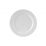 10.25" Plate, Embossed Rim, Bright White Sonoma - 12/Case