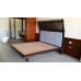 Marriott inspired king size bed. Mahogany.