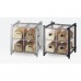 Cal-Mil 1146-13 One by One 4 Drawer Bread Case (Black)