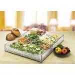 Cal-Mil 1399-12 Clear Salad Bar Ice Housing (24Wx16Dx4.25H)