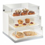 Cal-Mil 3020-55 Luxe Three Step Bread Case Display (Stainless Steel)