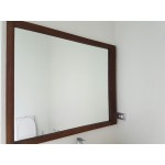 25mm mirror with Mahogany frame 2000x900 mm