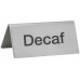 Tent Sign, Decaf, S/S - 12/Case