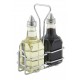 Cruet Rack For 6 Oz. Oil/Vinegar Bottles, Chrome Plated - 12/Case