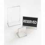 Cal-Mil 532 Classic Standard Tabletop Cardholder (4.5Wx3.5H - Reserved)