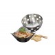 Stainless Steel Bowl, Round, Checker 8 Dia.x3-5/8 H - 36/Case