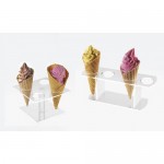 Cal-Mil 398 Acrylic Cone Holders (12Wx4Dx4.5H - Rectangle)