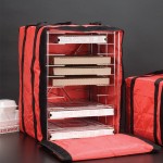 14" H Pizza Delivery Bag W/Rack - 1/Case
