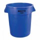 10 Gallon Trash Can, BRUTE®, Blue - 6/Case