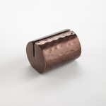 1.25"x0.9" Card Holder, Bronze, Aluminum, Copper Finish - 144/Case