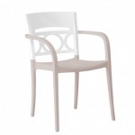 Stacking Armchair, Moon Glacier White - 12/Case