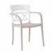 Moon Stacking Armchair Glacier White - 12/Case