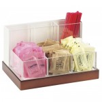 Cal-Mil 3013-55 Luxe Condiment and Stir Stick Organizer (Stainless Steel)