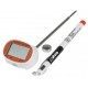 4.75" Probe Digital Thermometer, 1.2" Lcd, White - 12/Case