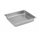 2/3 Size Steam Pan, 2.5", 25 Ga StraiGHT-Sided, S/S - 12/Case