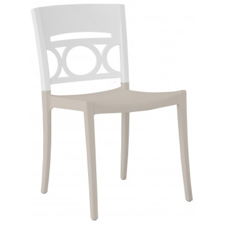 Moon Stacking Chair Glacier White - 12/Case
