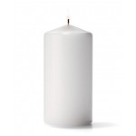 Pillar Candle, 152x76 mm Dia , White - 12/Case
