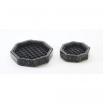 Cal-Mil 310-4-31 Stone Drip Trays (4Wx4Dx1H)