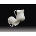 4 Oz. Porcelain Bell Creamer, White - 48/Case
