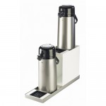 Cal-Mil 3008-55 Luxe Two Step Airpot Stand (Stainless Steel)