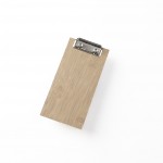 4.5"x4.5" Clipboard Menu Holder, Wood, Brown - 48/Case