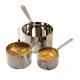 Stainless Steel Mini Pot, 27 Oz. 4-3/4 Dia. Bowlx3 H, 9-1/4 L With Handle - 24/Case