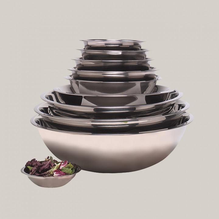 12 Ltr Mixing Bowl, S/S, Silver - 24/Case