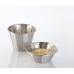 Sauce Cup, Stainless Steel, Fluted, 1.5 Oz. 2-3/8 Dia.x7/8 H - 576/Case