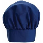 13" Chef Hat, Velcro Closure, Blue - 24/Case