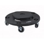 18" Round Trash Can Dolly - 2/Case