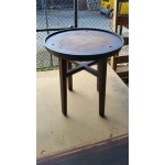 Round coffee table. Style 100. Stone top excluded.