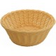 8.25" x 3.25" Poly Woven Baskets, Round, Natural - 12/Case