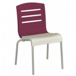 Stacking Chair, Domino Raspberry - 12/Case