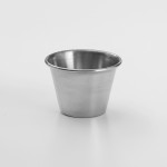 Sauce Cup, Stainless Steel, Round, 2.5 Oz. 2-1/4 Dia.x1-3/4 H - 576/Case