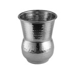 12 Oz. Moroccan Hammered Tumbler, S/S, Silver - 24/Case