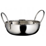 Kady Bowl with Welded Handles, S/S, 20 oz., 5" Dia., 1.5" H - 6/Case